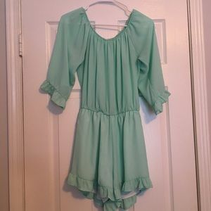 Dottie Couture boutique- Mint romper